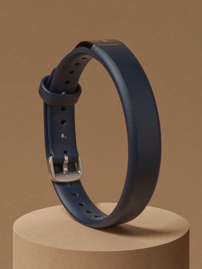 The Larkin wristband on a studio pedestal