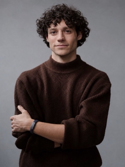 A man wearing the Larkin band